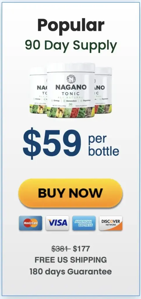 nagano tonic $59 per bottle